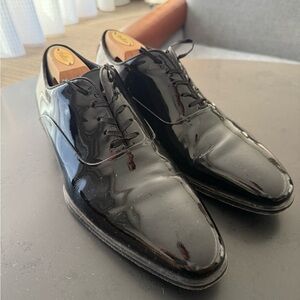 Suit Supply Black Tuxedo Oxfords Size US11 EU44